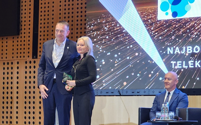 Telekom Slovenije prejel nagrado za najbolj varno podjetje